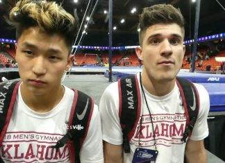 2018 NCAA Men’s Gymnastics Championships | Hunter Justus and Yul Moldauer