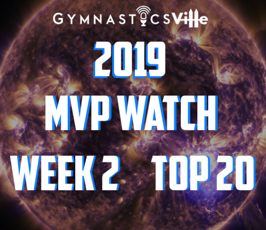 MVP Watch Week 2 College Gymnastics 2019 mvp watch college gymnastics week two