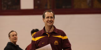 Mike Burns, Minnesota Gymnastics Head Coach "Flashback Friday" 10.0 Meet