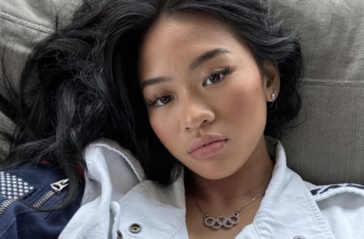 Suni Lee Eyes LA 2028 Return: “I Just Kind of Want to See Where I’m At” Suni Lee wearing Team USA jacket and Olympic rings necklace LA 2028 Olympics comeback