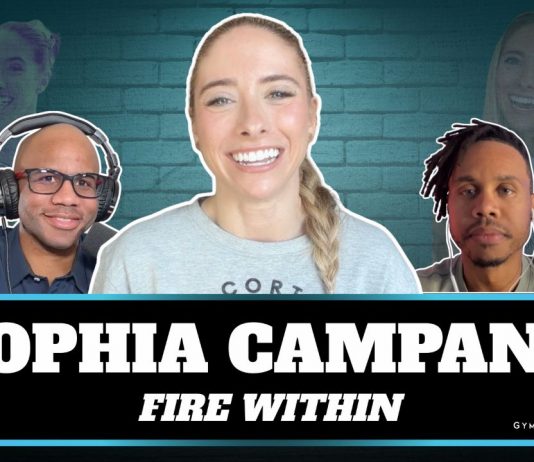 Sophia Campana elite gymnast Fire Within Experience Tour GymnasticsVille Podcast 2026