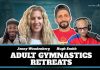 Jenny Woudenberg and Hugh Smith co-founders of Adult Gymnastics Retreats GymnasticsVille Podcast