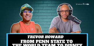 Trevor Howard Penn State gymnastics 2019 World Team Disney performer GymnasticsVille podcast