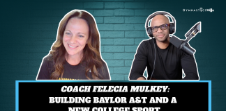 Coach Felecia Mulkey of Baylor Acrobatics & Tumbling