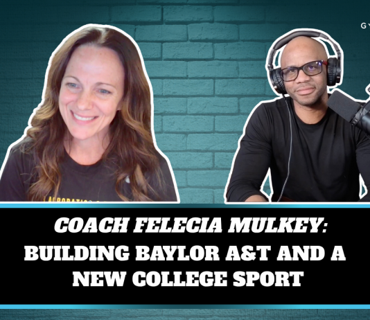 Coach Felecia Mulkey of Baylor Acrobatics & Tumbling